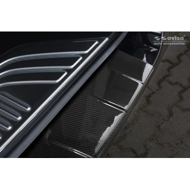 Накладка на задний бампер карбон (Avisa, 2/49216) Mercedes V-class W447 (2014-) бренд – Avisa главное фото